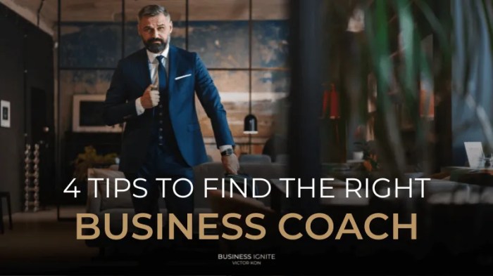 Business coach right find small
